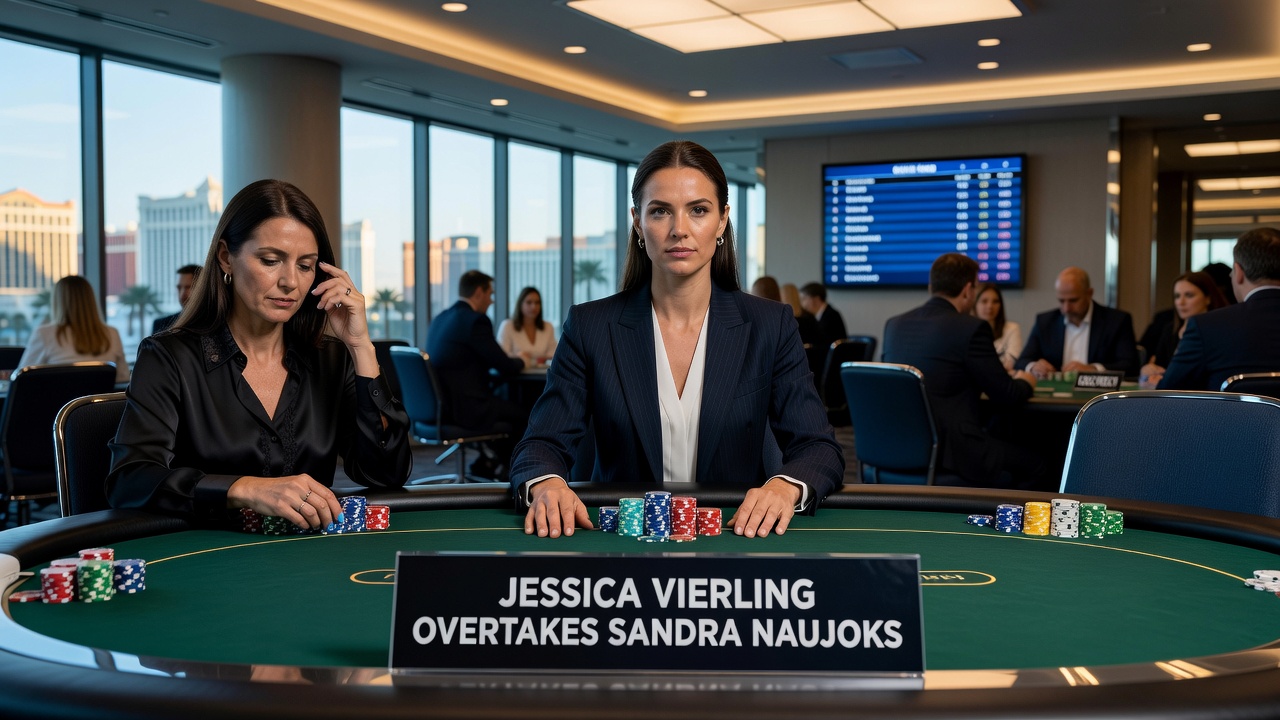 Sandra Naujoks bei einem früheren Poker-Event vor dem Führungswechsel 2026